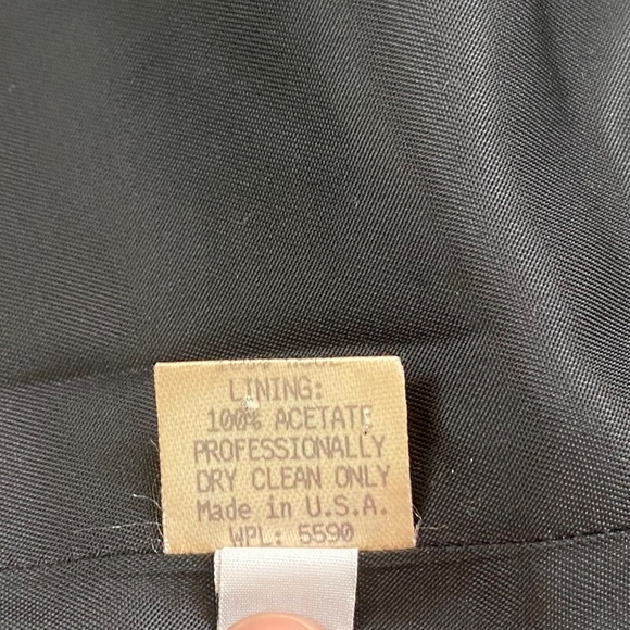 Calvin Klein Black Double-Breasted Coat - Picture 5 of 15